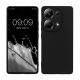 Θήκη Kwmobile για Poco M6 Pro, Μαύρη, Σιλικόνη, KWM000020OV001C