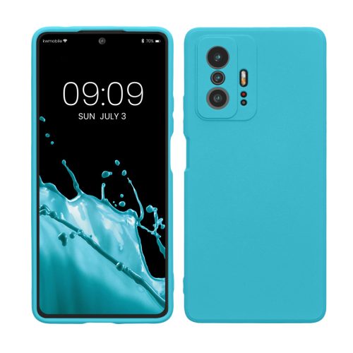 Θήκη Kwmobile για Xiaomi 11T/11T Pro, Ανοιχτό Μπλε, Σιλικόνη, KWM000014AW050C