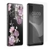 Σετ θήκης και προστατευτικής μεμβράνης Kwmobile για Samsung Galaxy A53 5G, πολύχρωμη, σιλικόνη/σκληρυμένο γυαλί, KWM000021SF002C