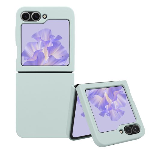 Θήκη Kwmobile για Samsung Galaxy Z Flip6, Ανοιχτό Πράσινο, Σιλικόνη, KWM000021SK005C