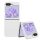 Θήκη Kwmobile για Samsung Galaxy Z Flip6, Λευκή, Σιλικόνη, KWM000021SK006C