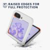 Θήκη Kwmobile για Samsung Galaxy Z Flip6, Λευκή, Σιλικόνη, KWM000021SK006C