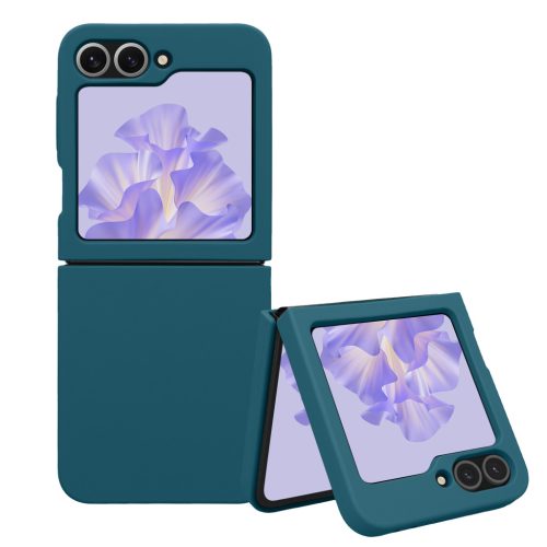 Θήκη Kwmobile για Samsung Galaxy Z Flip6, Μπλε, Σιλικόνη, KWM000021SK007C