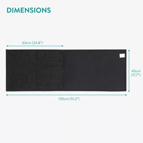 Protectie canapea pentru zgarieturi pisici Navaris, negru, sisal, 128x45x1 cm, NAV000008YD005C