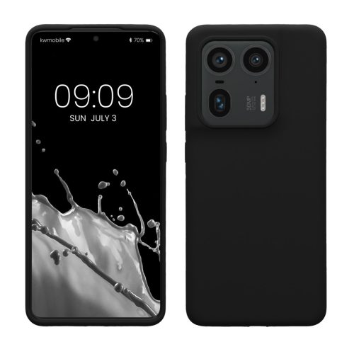 Θήκη Kwmobile για Motorola Edge 50 Ultra, Μαύρη, Σιλικόνη, KWM000022SX001C