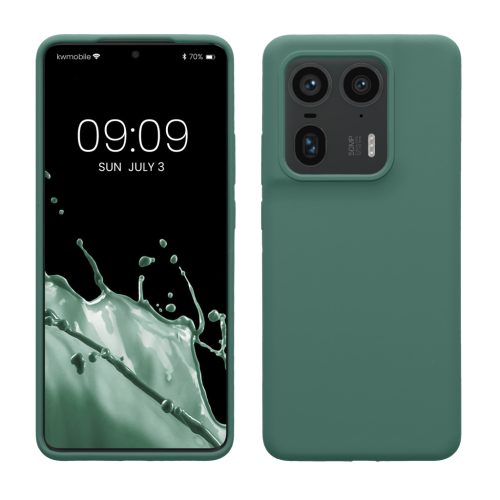 Θήκη Kwmobile για Motorola Edge 50 Ultra, Πράσινη, Σιλικόνη, KWM000022SX004C