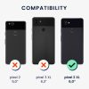 Θήκη Kwmobile για Google Pixel 2 XL, Μπλε, Σιλικόνη, KWM000008JS003C