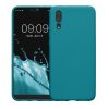 Θήκη Kwmobile για Huawei P20, Μπλε, Σιλικόνη, KWM000008PX017C