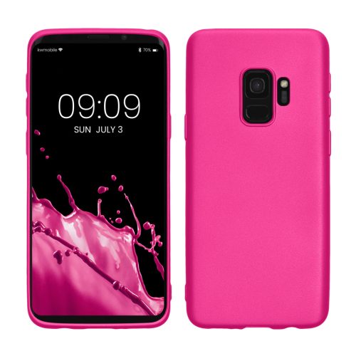 Θήκη Kwmobile για Samsung Galaxy S9, Ροζ, Σιλικόνη, KWM000008TO009C