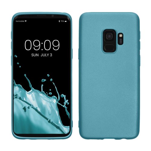 Θήκη Kwmobile για Samsung Galaxy S9, Μπλε, Σιλικόνη, KWM000008TO010C
