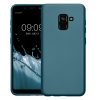 Θήκη Kwmobile για Samsung Galaxy A8 (2018), Μπλε, Σιλικόνη, KWM0000093L013C