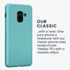 Θήκη Kwmobile για Samsung Galaxy A8 (2018), Ανοιχτό Πράσινο, Σιλικόνη, KWM0000093L014C