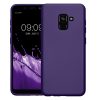 Θήκη Kwmobile για Samsung Galaxy A8 (2018), Μπλε, Σιλικόνη, KWM0000093L015C