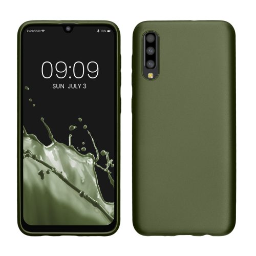 Θήκη Kwmobile για Samsung Galaxy A50, Πράσινη, Σιλικόνη, KWM000009TA018C