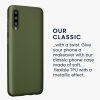 Θήκη Kwmobile για Samsung Galaxy A50, Πράσινη, Σιλικόνη, KWM000009TA018C