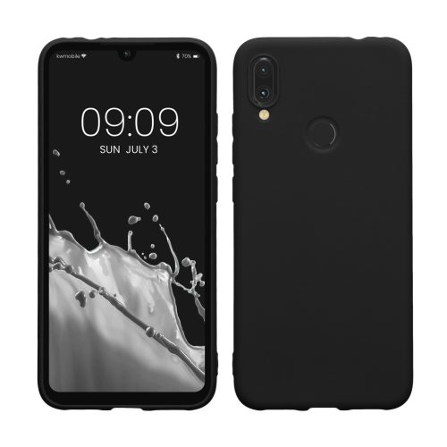 Θήκη Kwmobile για Xiaomi Redmi Note 7/Note7 Pro, Μαύρη, Σιλικόνη, KWM000009UH006C