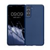 Θήκη Kwmobile για Samsung Galaxy S21, Σκούρο Μπλε, Σιλικόνη, KWM000012BU019C