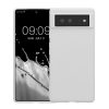 Θήκη Kwmobile για Google Pixel 6, Λευκή, Σιλικόνη, KWM000013DV049C