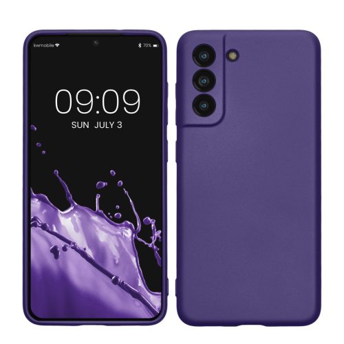 Θήκη Kwmobile για Samsung Galaxy S21 FE, Μπλε, Σιλικόνη, KWM000013FE017C