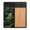 Θήκη Kwmobile για Google Pixel 6, Καφέ, Ξύλο/Σιλικόνη, KWM000013NC002C