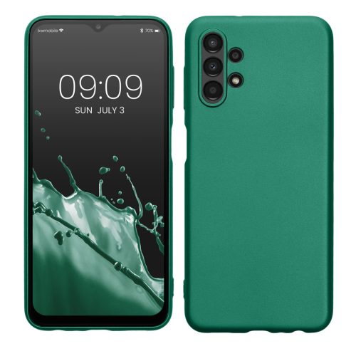 Θήκη Kwmobile για Samsung Galaxy A13, Πράσινη, Σιλικόνη, KWM000015KX019C