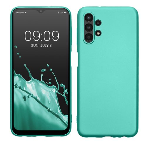 Θήκη Kwmobile για Samsung Galaxy A13, Πράσινη, Σιλικόνη, KWM000015KX020C