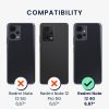 Θήκη Kwmobile για Xiaomi Redmi Note 12, Μαύρη/Λευκή, Σιλικόνη, KWM000018UH002C