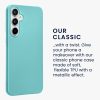 Θήκη Kwmobile για Samsung Galaxy A55 5G, ανοιχτό πράσινο, σιλικόνη, KWM000021MI012C