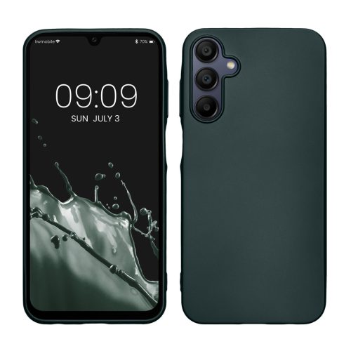 Θήκη Kwmobile για Samsung Galaxy A15 5G, Πράσινη, Σιλικόνη, KWM000021MJ008C