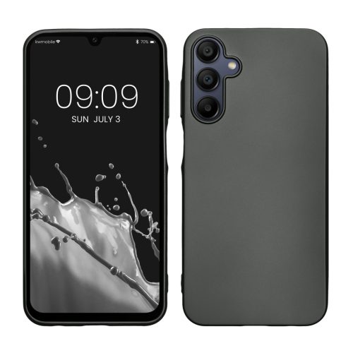 Θήκη Kwmobile για Samsung Galaxy A15 5G, Γκρι, Σιλικόνη, KWM000021MJ009C