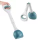 Lopata colectare excremente Navaris M, maner lung, 49 x 13 x 11 cm, verde/alb, plastic