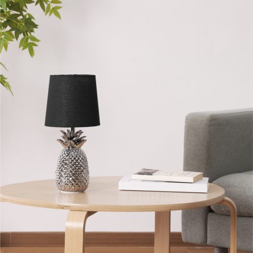 Set 2 Abajururi, E14, Negru/Alb, Navaris, NAV000012AE007C