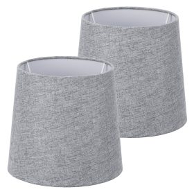 Set 2 Abajururi, E14, Gri/Alb, Navaris,  NAV000012AE009C