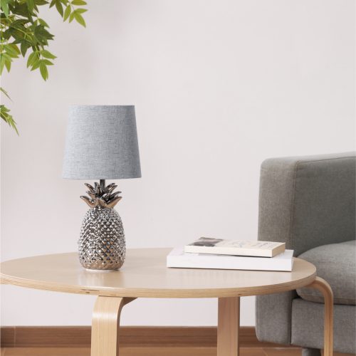 Set 2 Abajururi, E14, Gri/Alb, Navaris,  NAV000012AE009C