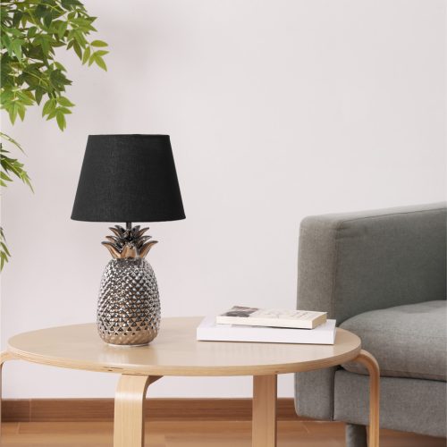 Set 2 Abajururi, E27, Negru/Alb, Navaris, NAV000012AF007C