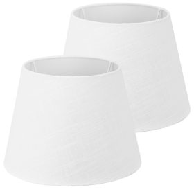 Set 2 Abajururi, E27, Alb/Alb, Navaris, NAV000012AF008C