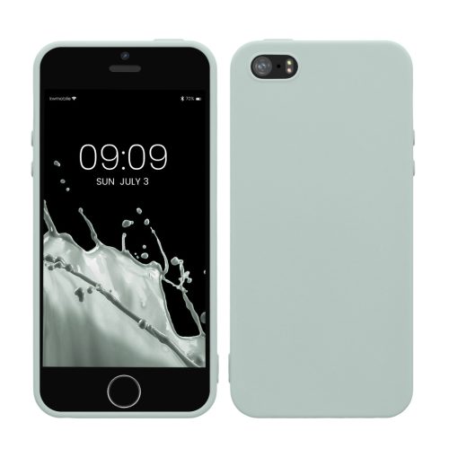 Θήκη Kwmobile για Apple iPhone 5/iPhone 5s/iPhone SE, ανοιχτό πράσινο, σιλικόνη, KWM000007UT019C