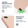 Θήκη Kwmobile για Apple iPhone 5/iPhone 5s/iPhone SE, Κρεμ, Σιλικόνη, KWM000007UT020C