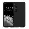 Θήκη Kwmobile για Sony Xperia 1 VI, Μαύρη, Σιλικόνη, KWM000021TR001C