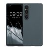 Θήκη Kwmobile για Sony Xperia 1 VI, Σκούρο πράσινο, Σιλικόνη, KWM000021TR002C