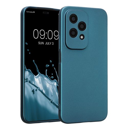 Θήκη Kwmobile για Honor 200 Lite, Μπλε, Σιλικόνη, KWM000020PB001C