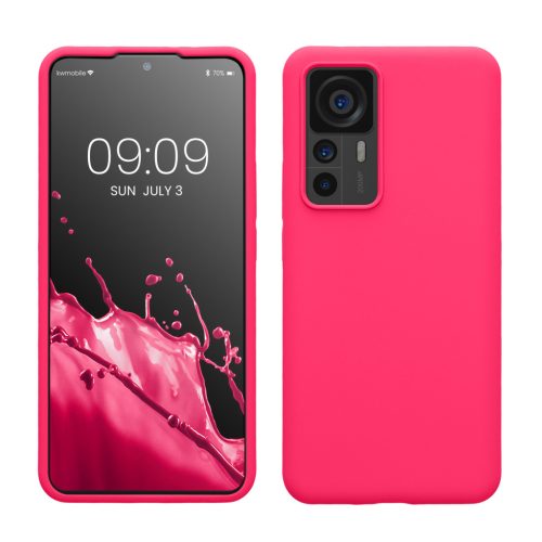 Θήκη Kwmobile για Xiaomi 12T/12T Pro, Ροζ, Σιλικόνη, KWM000017RL012C
