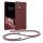 Θήκη Kwmobile με κορδόνι για Motorola Edge 30 Neo, Μωβ, Σιλικόνη, KWM0000199S003C