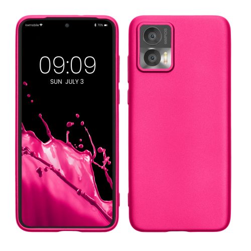 Θήκη Kwmobile για Motorola Edge 30 Neo, Ροζ, Σιλικόνη, KWM0000201J008C