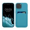 Θήκη Kwmobile για Apple iPhone 15, Ανοιχτό Μπλε, Σιλικόνη, KWM000020EM007C