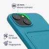 Θήκη Kwmobile για Apple iPhone 15, Ανοιχτό Μπλε, Σιλικόνη, KWM000020EM007C
