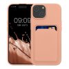 Θήκη Kwmobile για Apple iPhone 15, Ανοιχτό ροζ, Σιλικόνη, KWM000020EM008C
