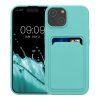 Θήκη Kwmobile για Apple iPhone 15, Ανοιχτό Πράσινο, Σιλικόνη, KWM000020EM009C
