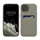 Θήκη Kwmobile για Apple iPhone 15, Γκρι, Σιλικόνη, KWM000020EM011C