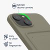 Θήκη Kwmobile για Apple iPhone 15, Γκρι, Σιλικόνη, KWM000020EM011C
